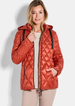 Veste matelassée avec motif à losanges