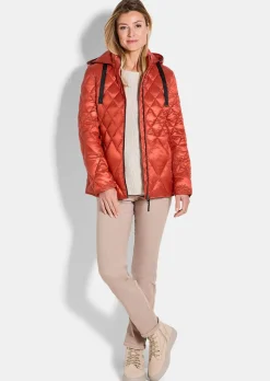 Veste matelassée avec motif à losanges