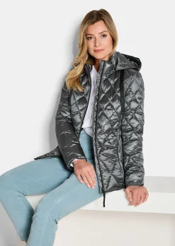 Veste matelassée avec motif à losanges