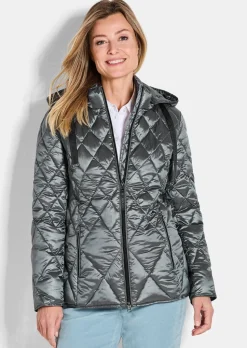 Veste matelassée avec motif à losanges