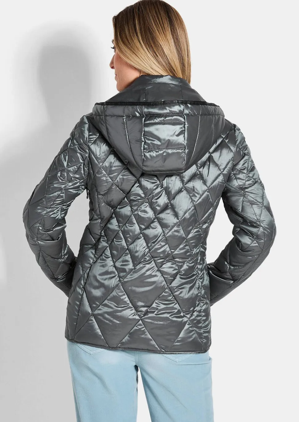 Veste matelassée avec motif à losanges