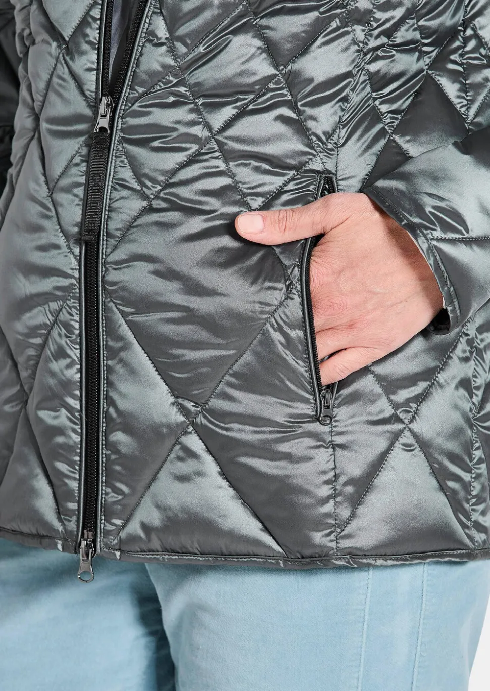 Veste matelassée avec motif à losanges