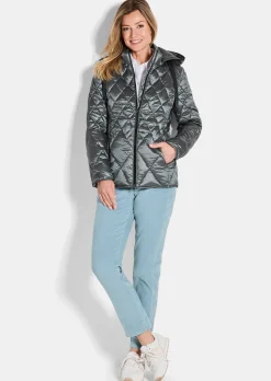 Veste matelassée avec motif à losanges