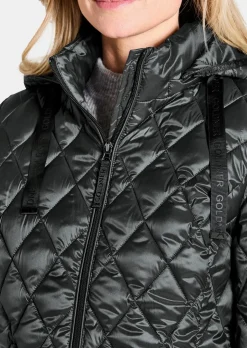 Veste matelassée avec motif à losanges