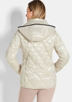 Veste matelassée avec motif à losanges