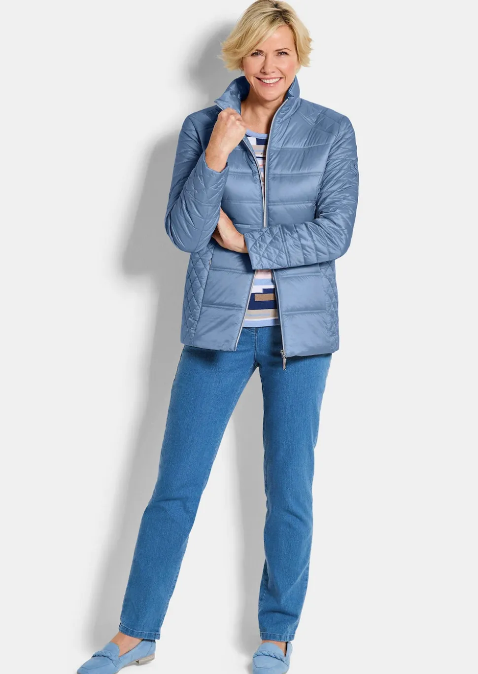 Veste matelassée avec poches zippées