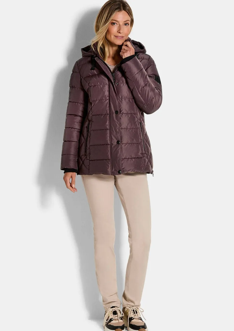 Veste matelassée avec poches zippées