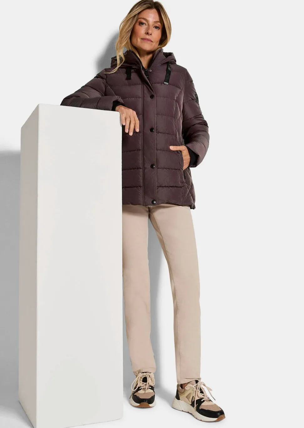 Veste matelassée avec poches zippées