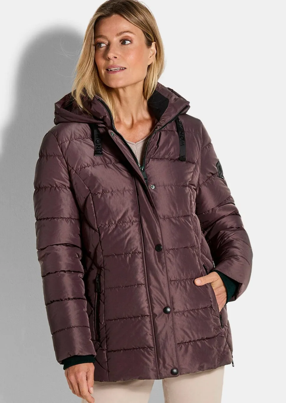 Veste matelassée avec poches zippées