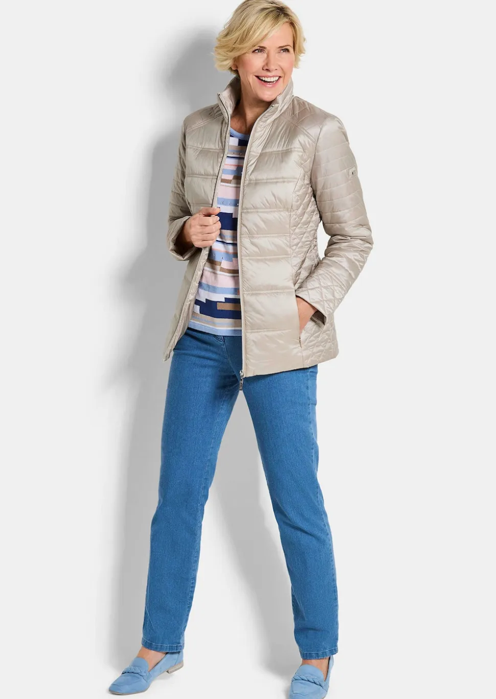 Veste matelassée avec poches zippées