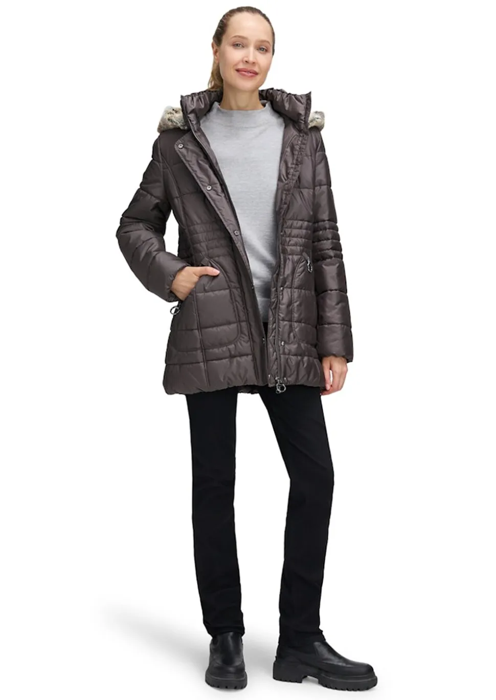 Veste matelassée à capuche