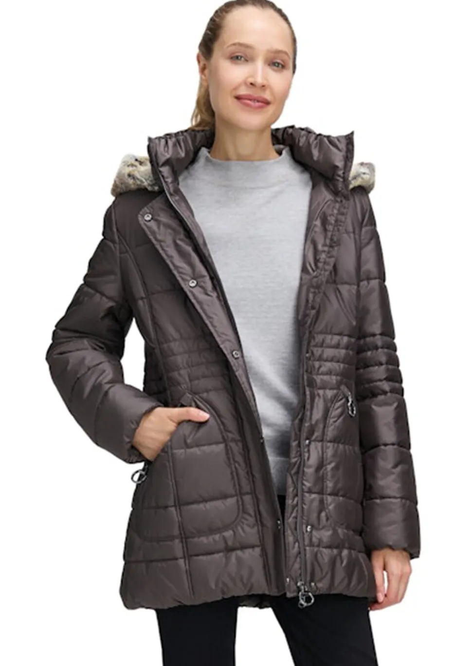 Veste matelassée à capuche