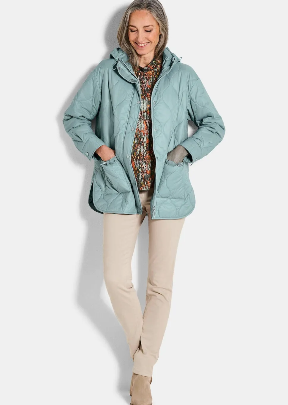 Veste matelassée, façon surchemise