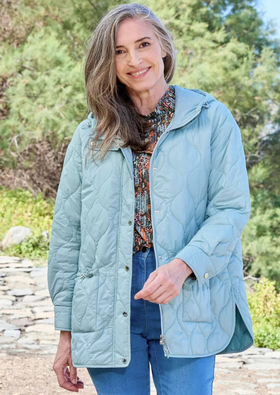 Veste matelassée, façon surchemise