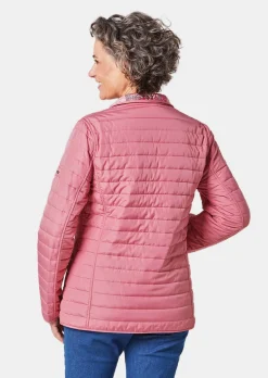 Veste matelassée imprimée réversible