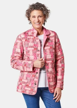 Veste matelassée imprimée réversible