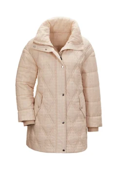 Veste matelassée à imprimé floqué