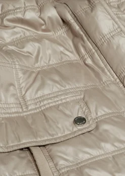 Veste matelassée légère agrémentée de nombreux détails