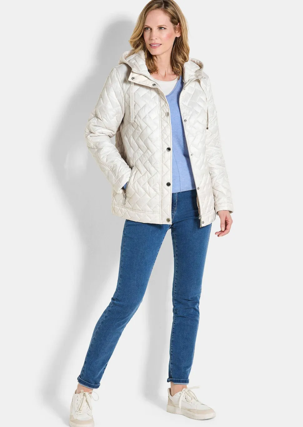 Veste matelassée légère avec capuche