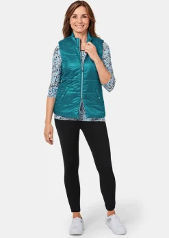 Veste matelassée légère avec col droit