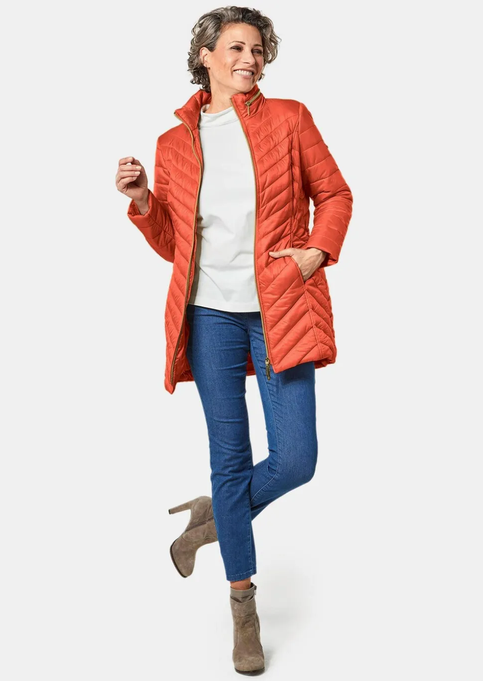 Veste matelassée longue