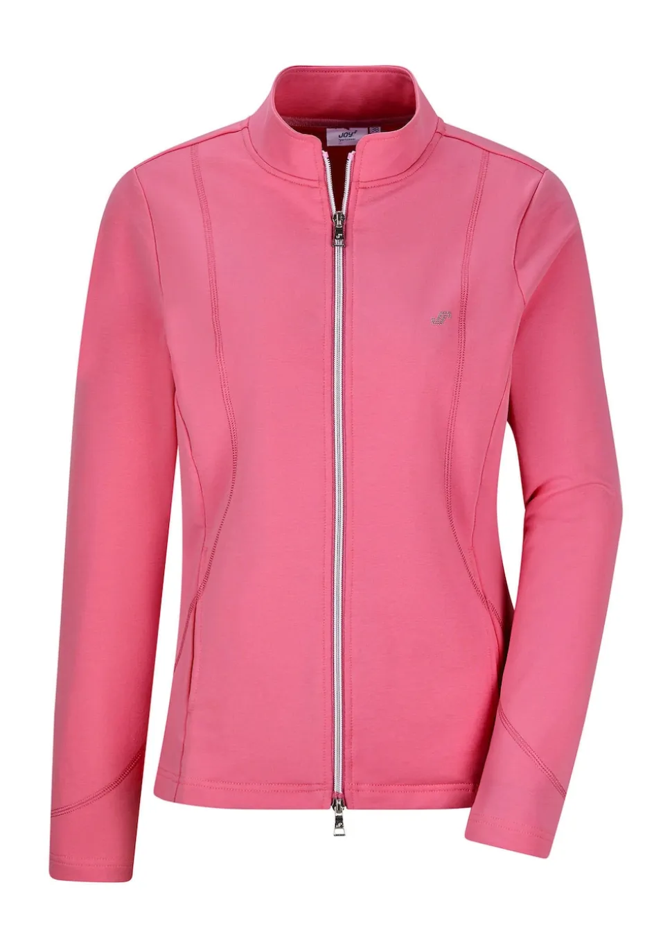 Veste sweat avec col montant