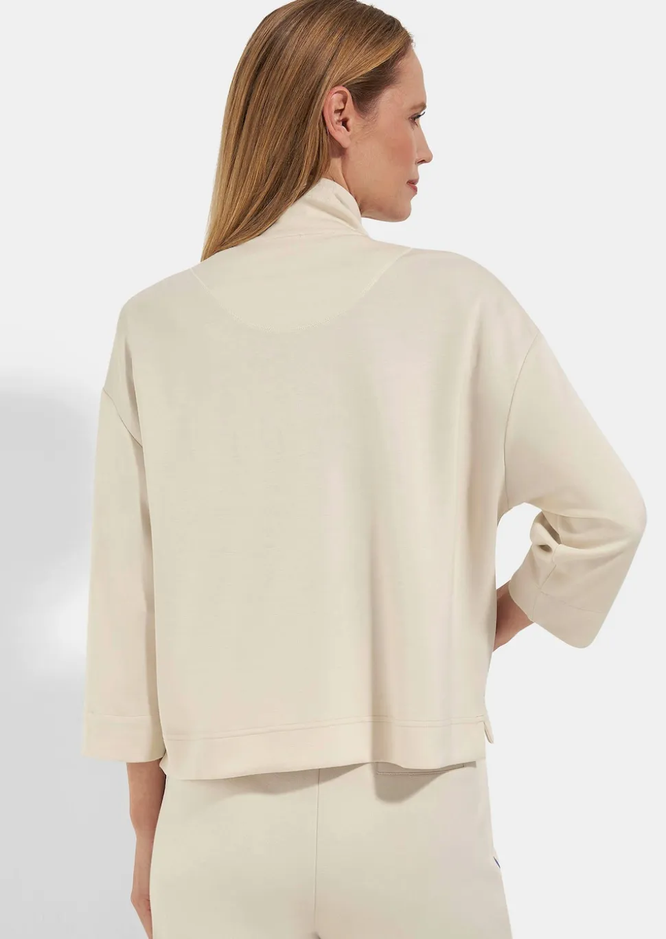 Veste sweat à col montant