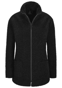 Veste teddy avec col montant