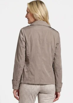 Veste trench, aspect froissé