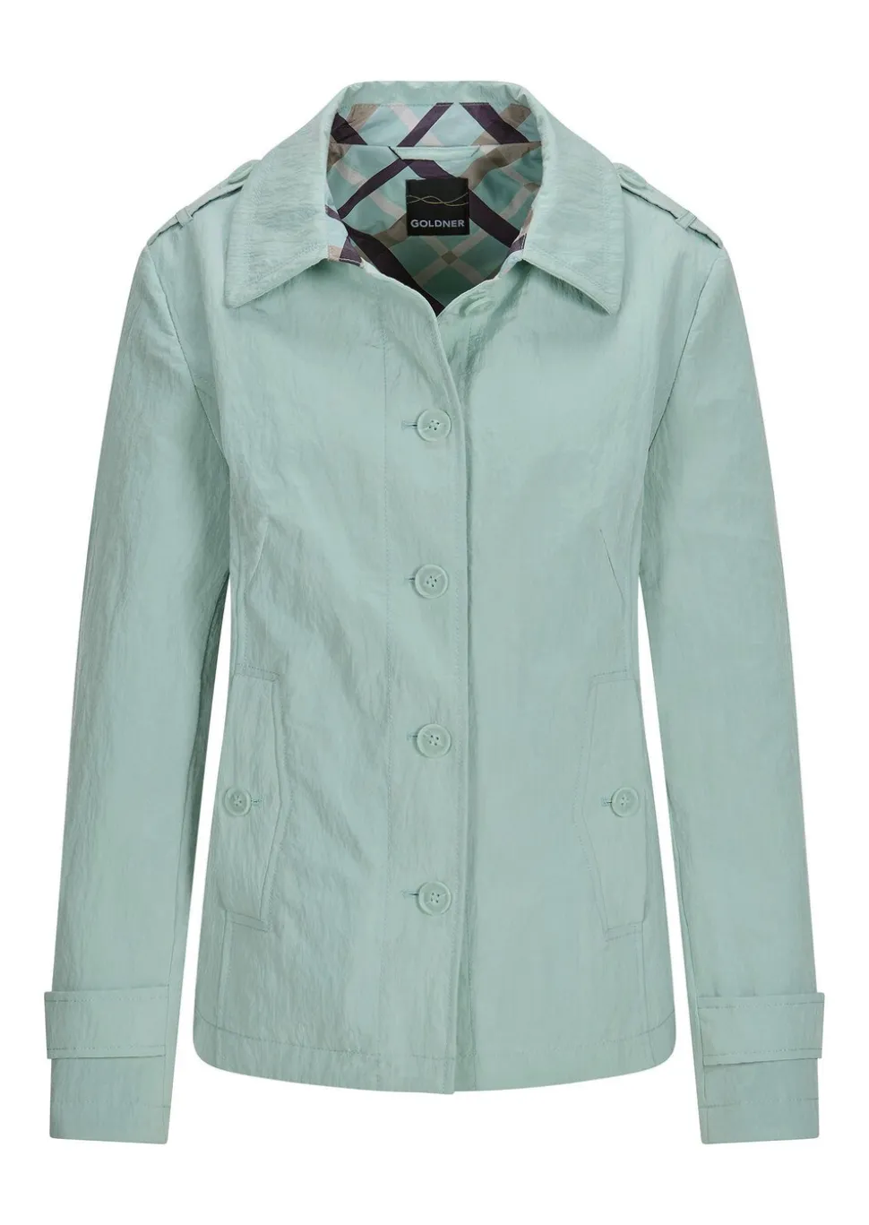 Veste trench, aspect froissé