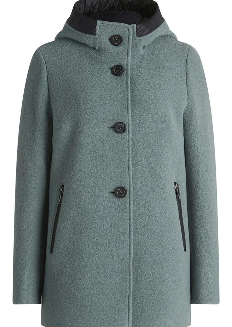 Veste évasée, tendance, en laine vierge