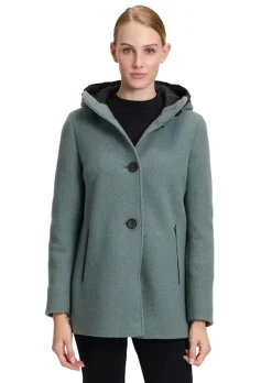 Veste évasée, tendance, en laine vierge